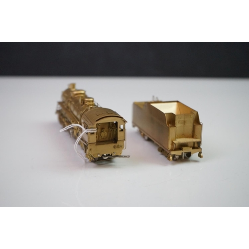 225 - Boxed Key Imports HO gauge CGW #750 Mikado brass locomotive & tender, made in Korea by Samhongsa, un... 