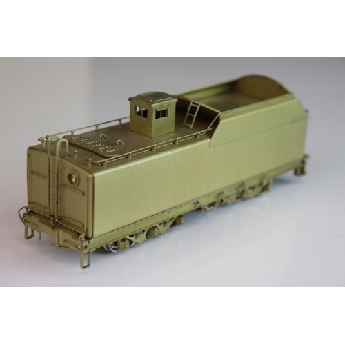 23 - Boxed Sunset Models HO gauge Denver & Rio Grande Western M-69 4-8-2 brass locomotive & tender, made ... 