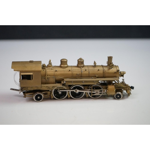 230 - Boxed Westside Model Company HO gauge SP PR-1 2-6-2 brass locomotive & tender, made in Japan, unpain... 