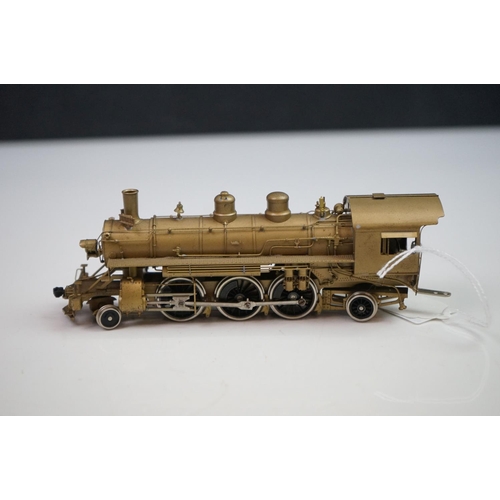 230 - Boxed Westside Model Company HO gauge SP PR-1 2-6-2 brass locomotive & tender, made in Japan, unpain... 