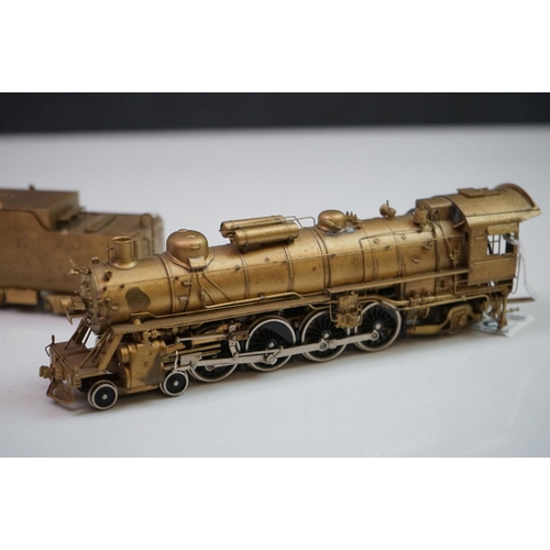 232 - Boxed Toby HO gauge Frisco 4-8-2 brass locomotive & tender exclusively for Pacific Fast Mail (Japan)... 