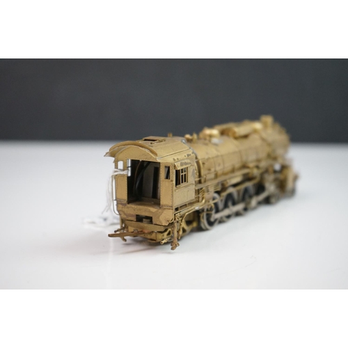 232 - Boxed Toby HO gauge Frisco 4-8-2 brass locomotive & tender exclusively for Pacific Fast Mail (Japan)... 