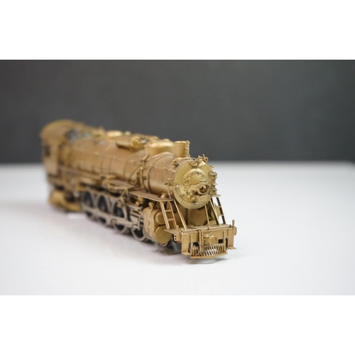 232 - Boxed Toby HO gauge Frisco 4-8-2 brass locomotive & tender exclusively for Pacific Fast Mail (Japan)... 