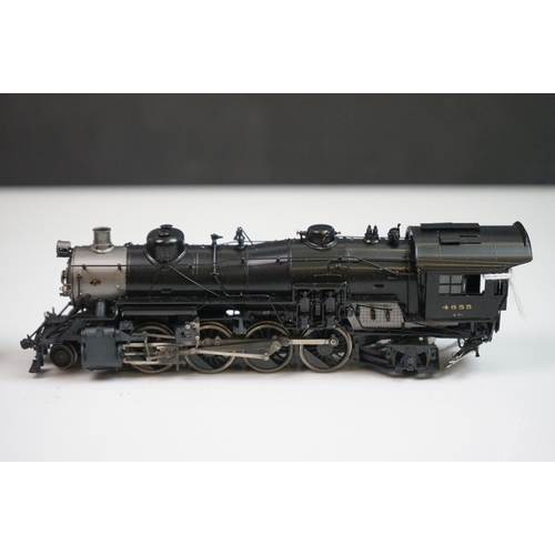 233 - Boxed Precision Scale Model Co HO Gauge Q7f 2-8-2 B&O brass locomotive & tender, made in Korea by FM... 