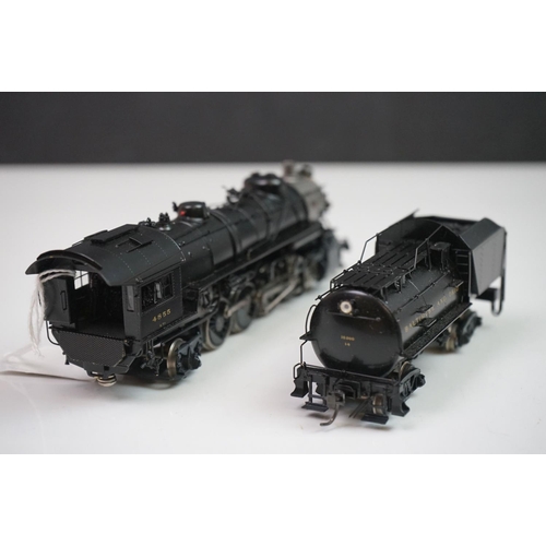 233 - Boxed Precision Scale Model Co HO Gauge Q7f 2-8-2 B&O brass locomotive & tender, made in Korea by FM... 