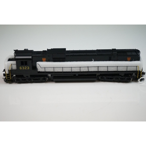 236 - Boxed Oriental Limited HO gauge ALCO C-630 3000HP Low Hood brass locomotive, painted, made in Korea ... 