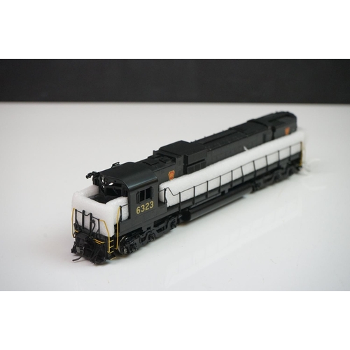 236 - Boxed Oriental Limited HO gauge ALCO C-630 3000HP Low Hood brass locomotive, painted, made in Korea ... 