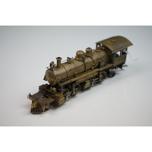 238 - Boxed Gem Models HO gauge IM-105 Baldwin Mallet 2-4-4-2 brass locomotive & tender, unpainted, appear... 