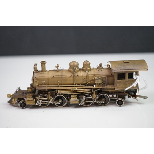 238 - Boxed Gem Models HO gauge IM-105 Baldwin Mallet 2-4-4-2 brass locomotive & tender, unpainted, appear... 