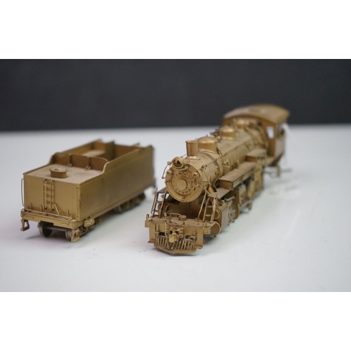 239 - Boxed Empire Midland HO gauge Great Western of Colorado #90 2-10-0 brass locomotive & tender, unpain... 