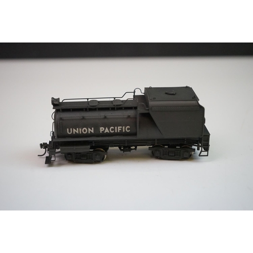 242 - Boxed Master Series HO gauge Union Pacific MK-6 Mikado 2-8-2 brass locomotive & tender, painted, app... 