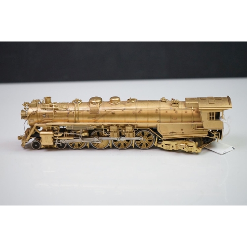 244 - Japanese Fujiyama HO gauge A-3 4-8-4 brass locomotive for Pacific Fast Mail Northern, with tender. C... 