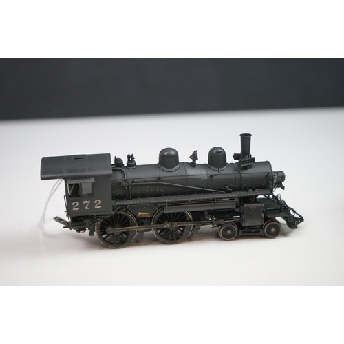 246 - Boxed Fujiyama Kogyo Co Ltd HO gauge SP-T & NO Class E-23 4-4-0 brass locomotive & tender, painted, ... 