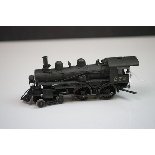 246 - Boxed Fujiyama Kogyo Co Ltd HO gauge SP-T & NO Class E-23 4-4-0 brass locomotive & tender, painted, ... 