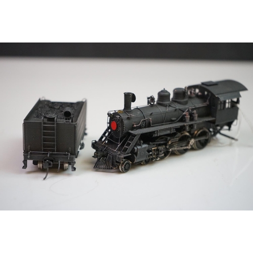 247 - Boxed Fujiyama Kogyo Co Ltd HO gauge A&L 4-6-0 Brass locomotive & tender, painted, Japan, appearing ... 