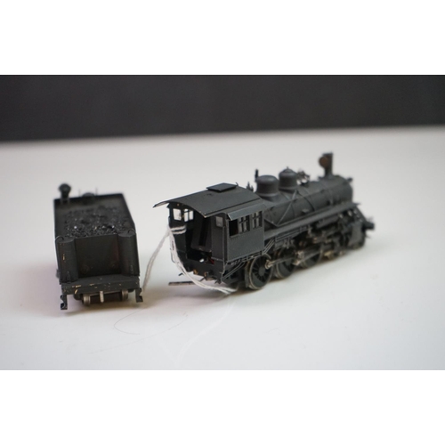 247 - Boxed Fujiyama Kogyo Co Ltd HO gauge A&L 4-6-0 Brass locomotive & tender, painted, Japan, appearing ... 