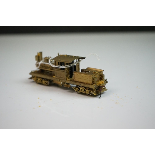 250 - Boxed NorthWest Short Line HO gauge 20 Ton Class B Dunkirk brass locomotive & tender, unpainted, mad... 