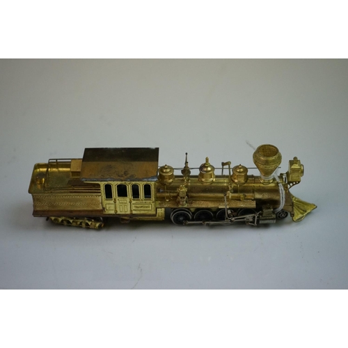 251 - Boxed Master Series HO gauge DSP&P Mason Bogie Denvewr 2-8-6T brass locomotive, unpainted, precision... 