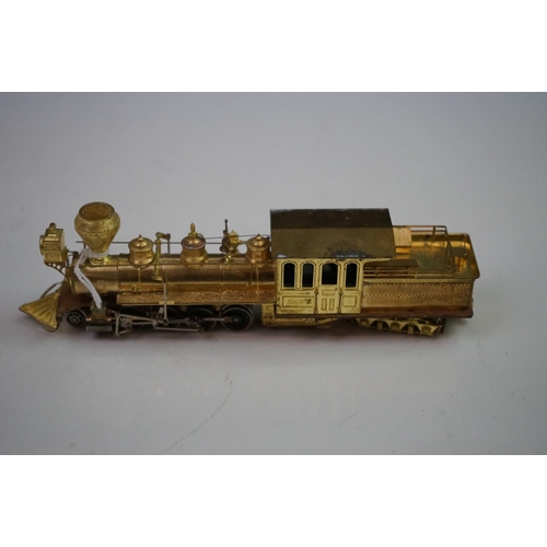 251 - Boxed Master Series HO gauge DSP&P Mason Bogie Denvewr 2-8-6T brass locomotive, unpainted, precision... 