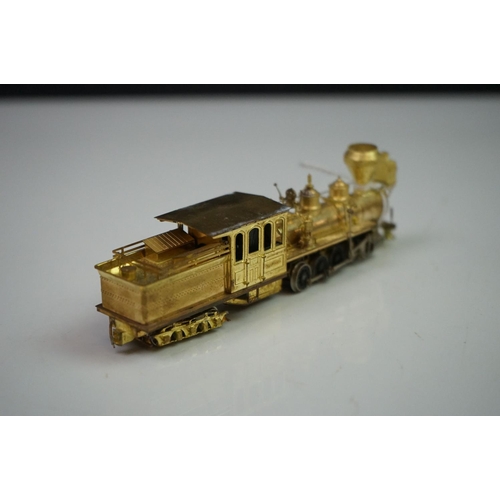 251 - Boxed Master Series HO gauge DSP&P Mason Bogie Denvewr 2-8-6T brass locomotive, unpainted, precision... 