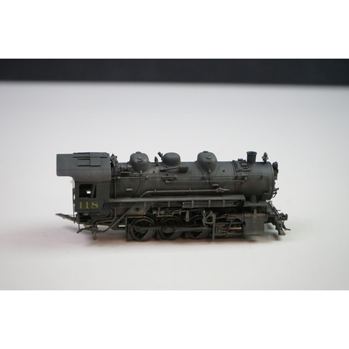 252 - Boxed Lambert Associates HO gauge Chesapeake & Ohio Railroad C-15-A 0-8-0 Silver Series ltd run bras... 