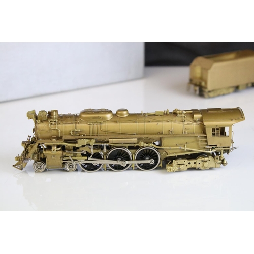 26 - Boxed NJ Custom Brass (Korea) HO gauge Chesapeake & Ohio Railway Class L-2 'Baker' 4-6-4 brass locom... 