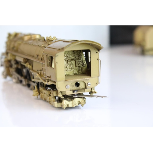 26 - Boxed NJ Custom Brass (Korea) HO gauge Chesapeake & Ohio Railway Class L-2 'Baker' 4-6-4 brass locom... 