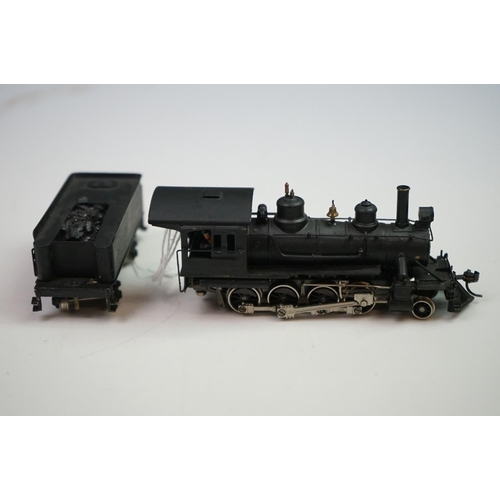 261 - Japanese MSG HO gauge 2-8-0 locomotive & tender, painted, appearing excellent, with tatty box