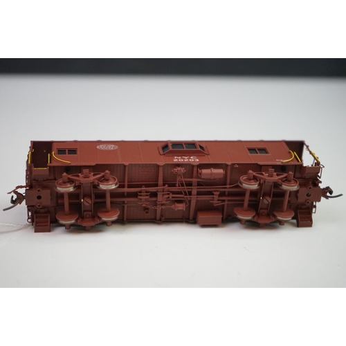 265 - Three boxed Overland Models HO gauge brass items of rolling stock to include PRR X-28a Boxcar (paint... 