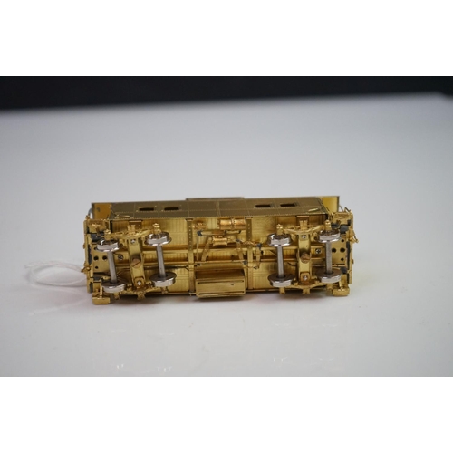 265 - Three boxed Overland Models HO gauge brass items of rolling stock to include PRR X-28a Boxcar (paint... 