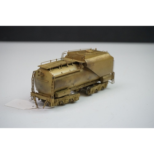 268 - Four boxed Overland Models HO gauge brass items of rolling stock to include Ma & Pa Caboose no 2002 ... 