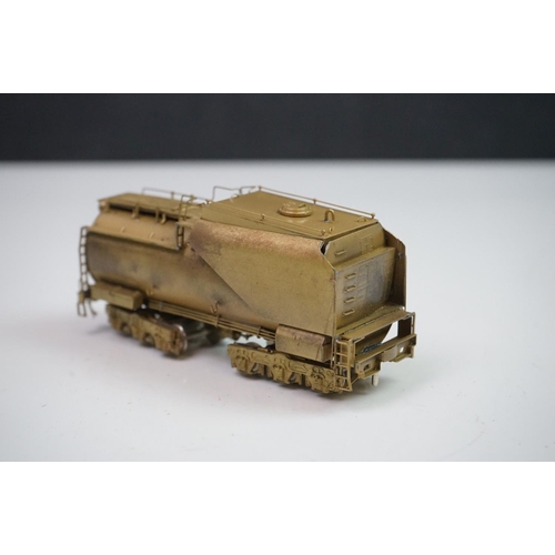 268 - Four boxed Overland Models HO gauge brass items of rolling stock to include Ma & Pa Caboose no 2002 ... 