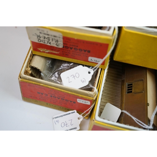 269 - Three boxed E Suydam & Co HO Railroad Equipment Baggage Car brass models to include 2 x RR-7 (one pa... 