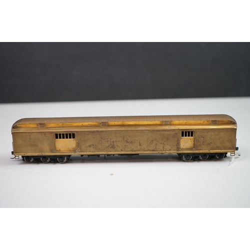 269 - Three boxed E Suydam & Co HO Railroad Equipment Baggage Car brass models to include 2 x RR-7 (one pa... 