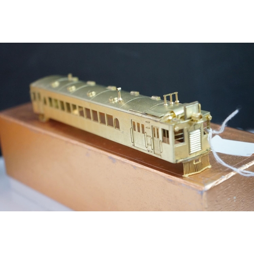 274 - Four boxed Oriental Limited HO gauge item of brass rolling stock to include B&O I-5ba Caboose made b... 