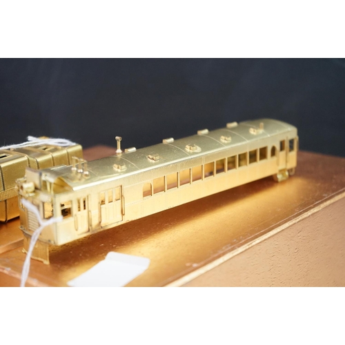 274 - Four boxed Oriental Limited HO gauge item of brass rolling stock to include B&O I-5ba Caboose made b... 