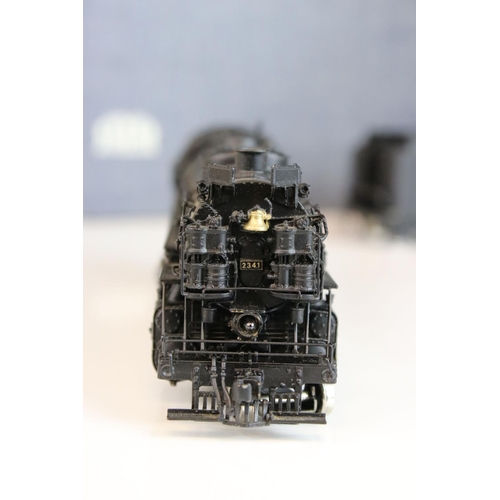 28 - Boxed United Scale Models HO gauge Chesapeake & Ohio 2-8-2 K3a locomotive with tender exclusive for ... 