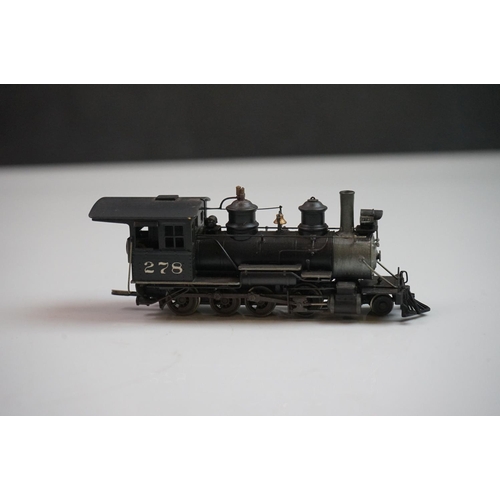 290 - Boxed Westside Model Company D & RGW Class C-16 #278 Hon-3 2-8-0 brass locomotive & tender, painted,... 