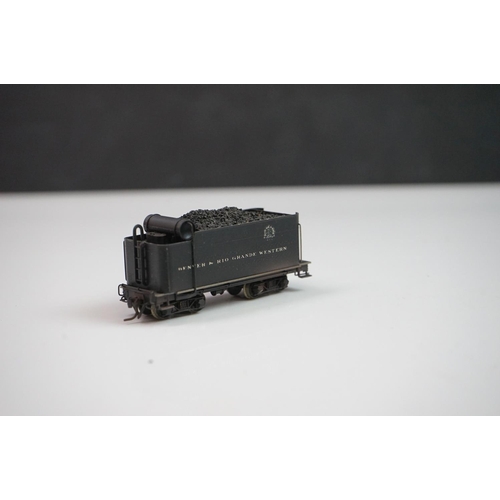 290 - Boxed Westside Model Company D & RGW Class C-16 #278 Hon-3 2-8-0 brass locomotive & tender, painted,... 