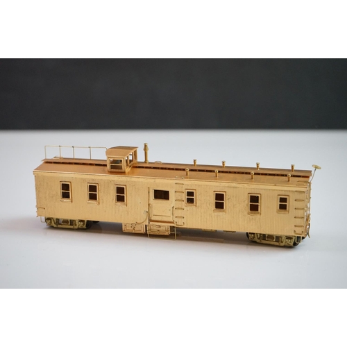 291 - Boxed Hallmark Models HO gauge brass AT & SF Dynamometer Car #29 handcrafter by Samhongsa Co, Korea,... 