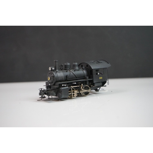 293 - Boxed Gem Models HO gauge SH-118 B&O Class C16a 0-4-0 Switcher brass locomotive (Korea), painted, ap... 