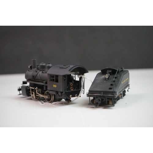 293 - Boxed Gem Models HO gauge SH-118 B&O Class C16a 0-4-0 Switcher brass locomotive (Korea), painted, ap... 