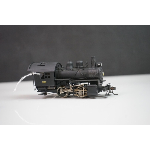 293 - Boxed Gem Models HO gauge SH-118 B&O Class C16a 0-4-0 Switcher brass locomotive (Korea), painted, ap... 