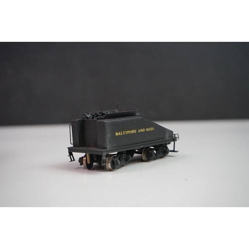 293 - Boxed Gem Models HO gauge SH-118 B&O Class C16a 0-4-0 Switcher brass locomotive (Korea), painted, ap... 