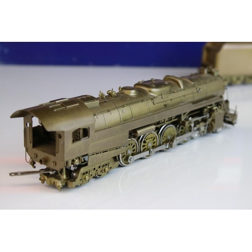 3 - Boxed Daiyoung Models Co by Custom Brass (Korea) HO gauge Reading Lines Class T-1 4-8-4 locomotive &... 