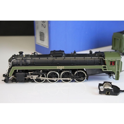 32 - Boxed VH Scale Models HO gauge Canadian National Railways CNR 4-8-2 #6060 locomotive with 12 wheel t... 