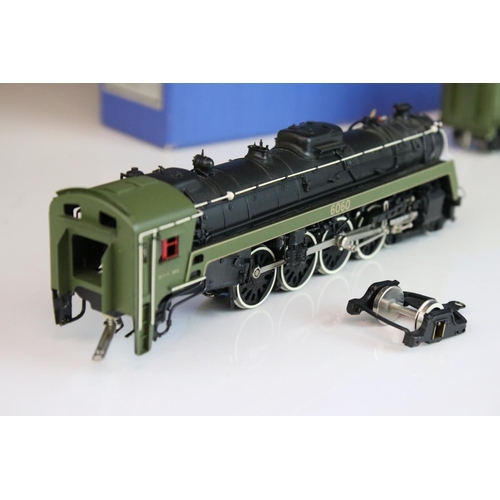 32 - Boxed VH Scale Models HO gauge Canadian National Railways CNR 4-8-2 #6060 locomotive with 12 wheel t... 