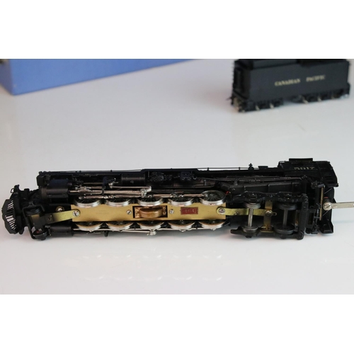 33 - Boxed VH Scale Models HO gauge CPR Canadian Pacific Selkirk 2-10-4 T-1a locomotive & tender, crafted... 