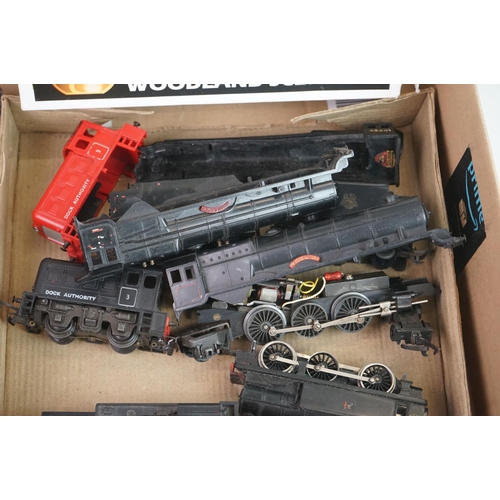 331 - Group of OO / HO gauge model railway to include locomotives spares and repairs, boxed Track Bed, Pec... 