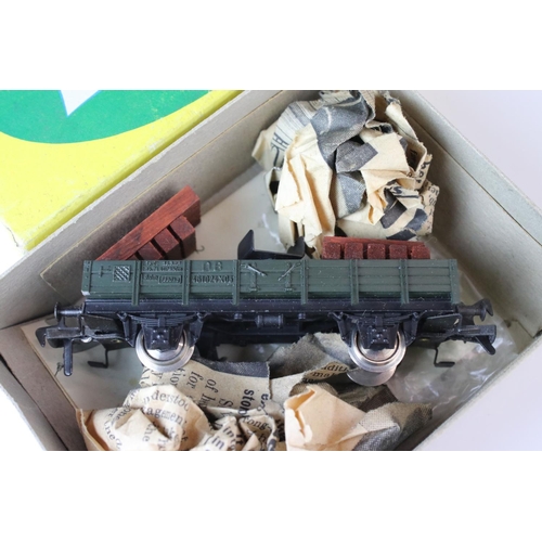 348 - Collection of Fleischmann HO gauge rolling stock contained in 9 boxes, a few part built examples, fe... 